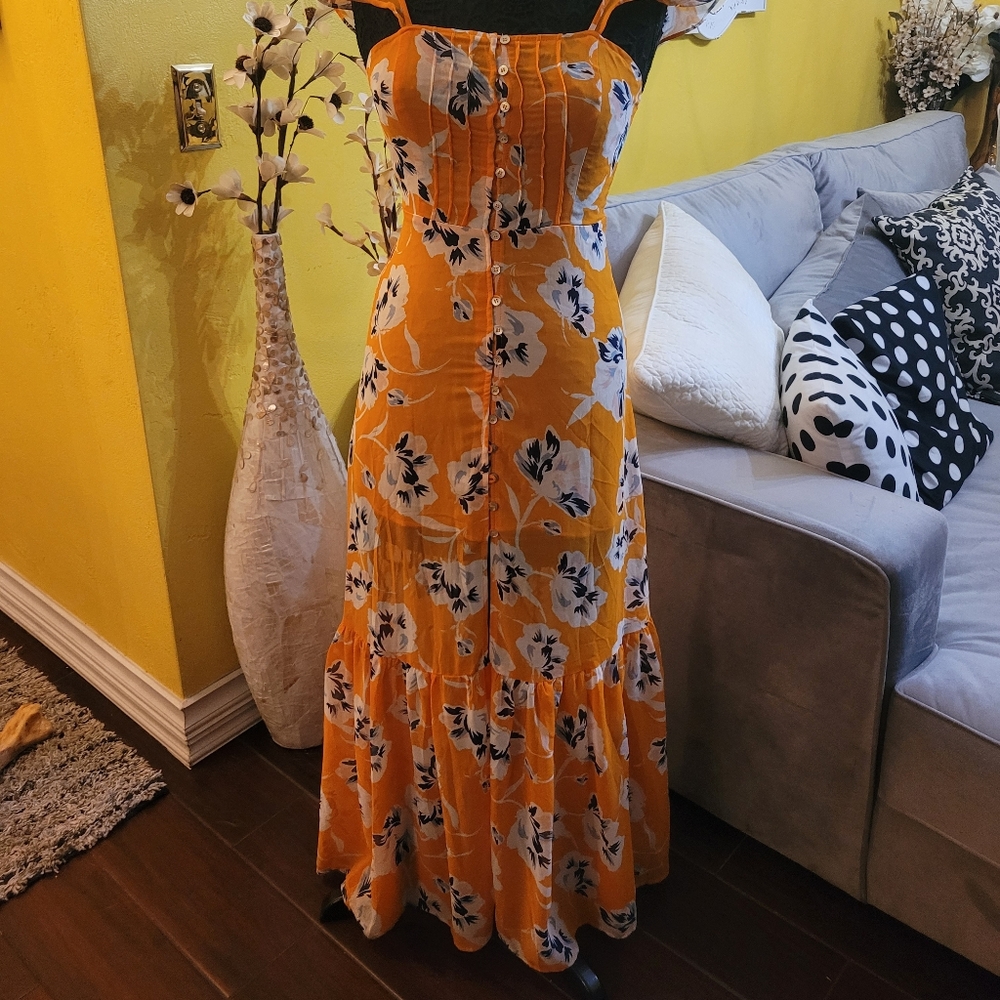 Button down flowy dress - Picture 1 of 7